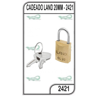 CADEADO LAND 20MM - 2421